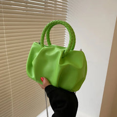 European American Women's Bags Fold Bag Cloud Bag Mini Messenger Handbag