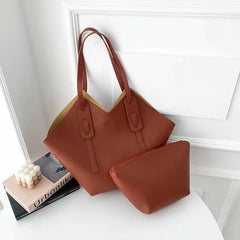 Large-Capacity Shoulder Bag Tote Bag Bucket Bag - Japan & South Korea Style
