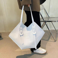 Large-Capacity Shoulder Bag Tote Bag Bucket Bag - Japan & South Korea Style