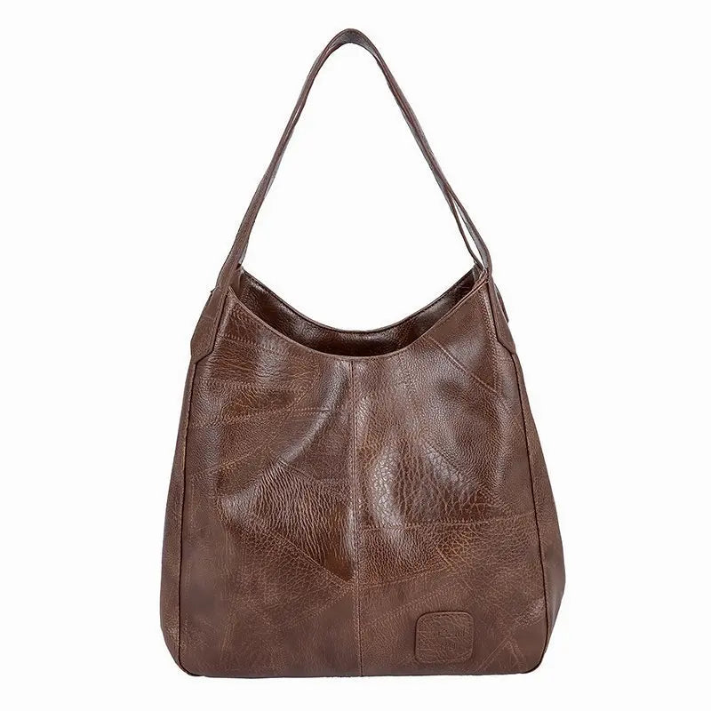 Soft Leather Shoulder Bag Large Capacity Messenger Bag Ladies Handbag