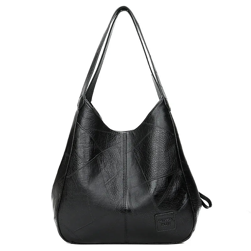 Soft Leather Shoulder Bag Large Capacity Messenger Bag Ladies Handbag