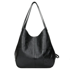Soft Leather Shoulder Bag Large Capacity Messenger Bag Ladies Handbag