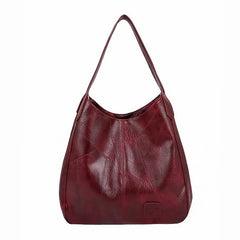 Soft Leather Shoulder Bag Large Capacity Messenger Bag Ladies Handbag