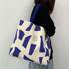 Canvas Shoulder Bag Women's Large Forest Capacity Student Bag