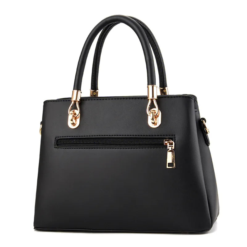 Women's Diamond Quilted Shoulder Bag PU Leather Handbag