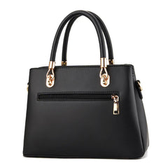 Women's Diamond Quilted Shoulder Bag PU Leather Handbag