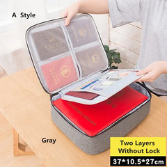 Document Organizer Briefcase for Men and Women
