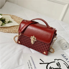 Leather Box Women's Handbag Tote Navy