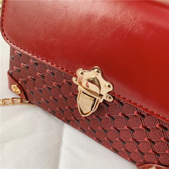Leather Box Women's Handbag Tote Navy