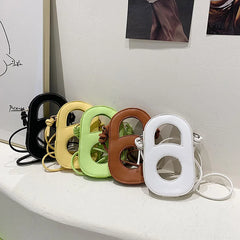 Women's PU Leather Shoulder Handbag Mobile Phone Purse