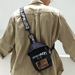 Men's Sports Messenger Bag Ins Mini Satchel Backpack Purse Chest Bag