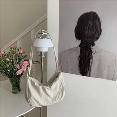 Nylon Women's Bag Versatile Shoulder Double Shoulder Decoration