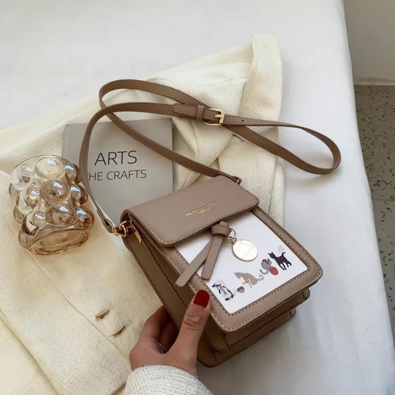 Sweet Mini Phone Bag Casual Music Shoulder Messenger Small Bag Women