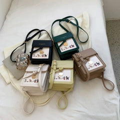 Sweet Mini Phone Bag Casual Music Shoulder Messenger Small Bag Women