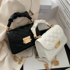 Shoulder Bag Women Bag PU Leather Soft Leather Small Square Bag