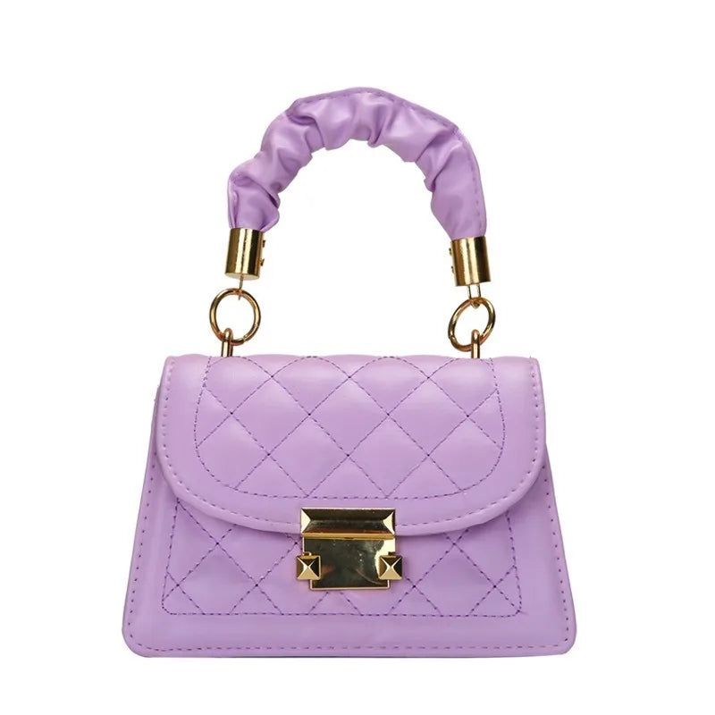 Shoulder Bag Women Bag PU Leather Soft Leather Small Square Bag