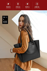 Soft PU Leather Ladies Shoulder Bag Tote Bag