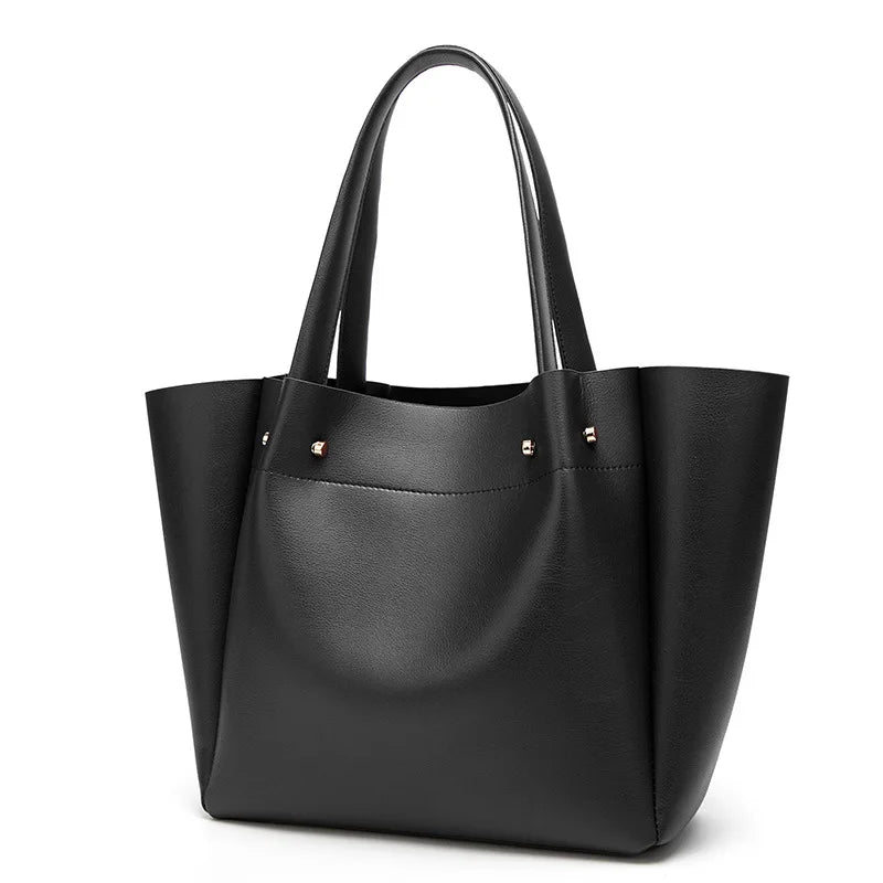 Soft PU Leather Ladies Shoulder Bag Tote Bag