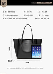 Soft PU Leather Ladies Shoulder Bag Tote Bag