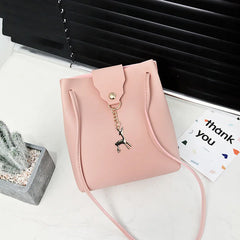 Fawn Pendant One Shoulder Messenger Bag Crossbody Bag for Women