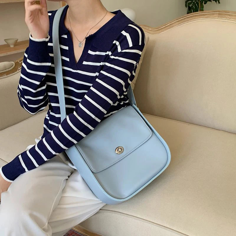 High-Quality Saddle Bag Messenger Shoulder Bag for Women