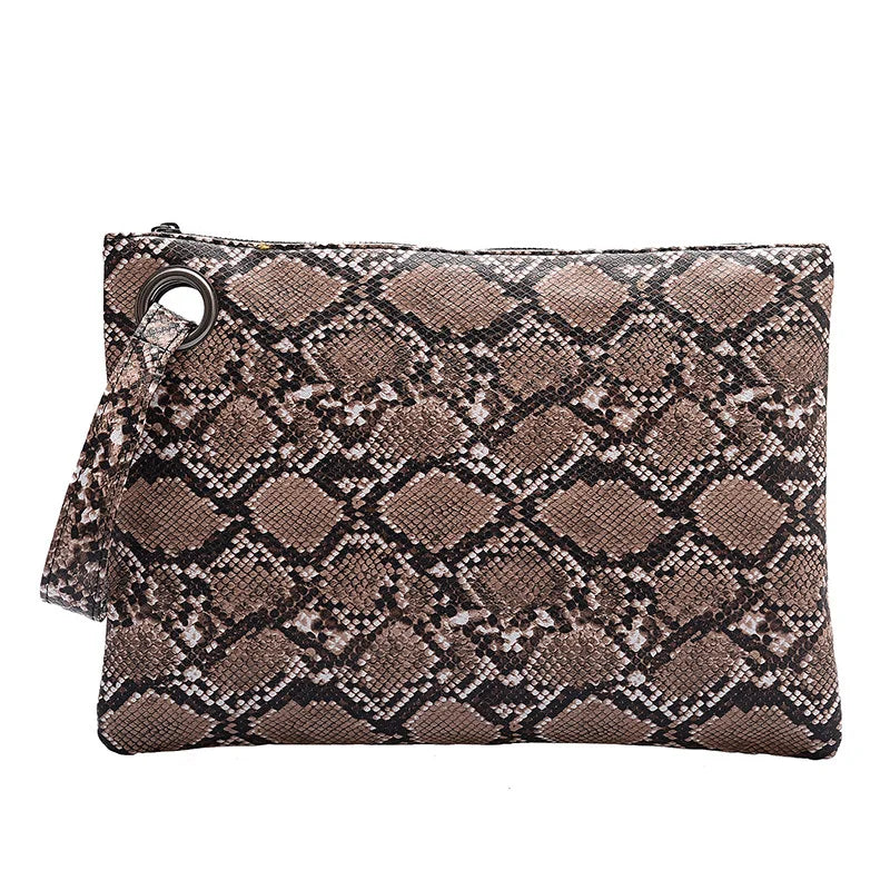 Snake Pattern Lady's Handba Sac A Main Femme Handbags Women Bags