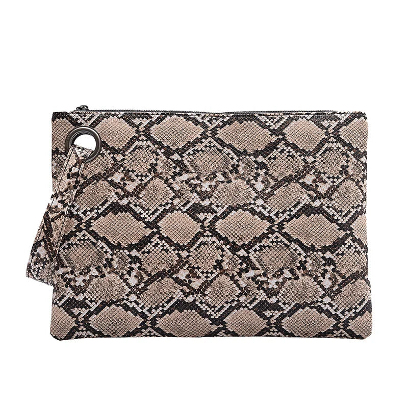 Snake Pattern Lady's Handba Sac A Main Femme Handbags Women Bags