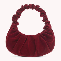 Pleated Handbag Autumn Winter Suede Totes Travel Dumpling Sac A Main Femme
