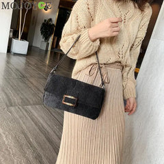 Velvet Single Shoulder Messenger Bag Lady Phone Handbags And Purses