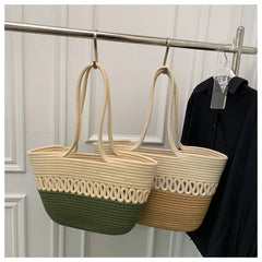 Straw Woven Bag Large-capacity Beach Bag