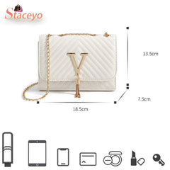 Women's Small PU Leather Crossbody Shoulder Bag