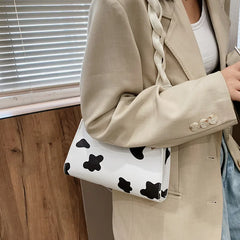 Cow Pattern Women Handbags Casual Shoulder Messenger Bags