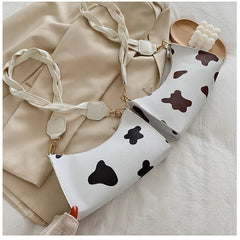 Cow Pattern Women Handbags Casual Shoulder Messenger Bags