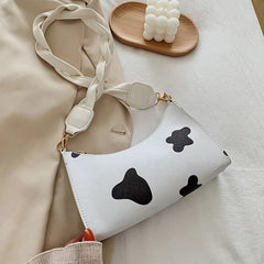 Cow Pattern Women Handbags Casual Shoulder Messenger Bags