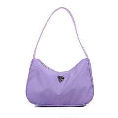 Women's Nylon Shoulder Bag Clutch Purse Solid Crossbody Handbags