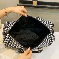 Canvas Crossbody Bag Large Capacity Travel Shoulder Bag for Women