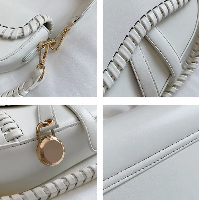 Women's PU Leather Fanny Pack Messenger Bag Waist Bag