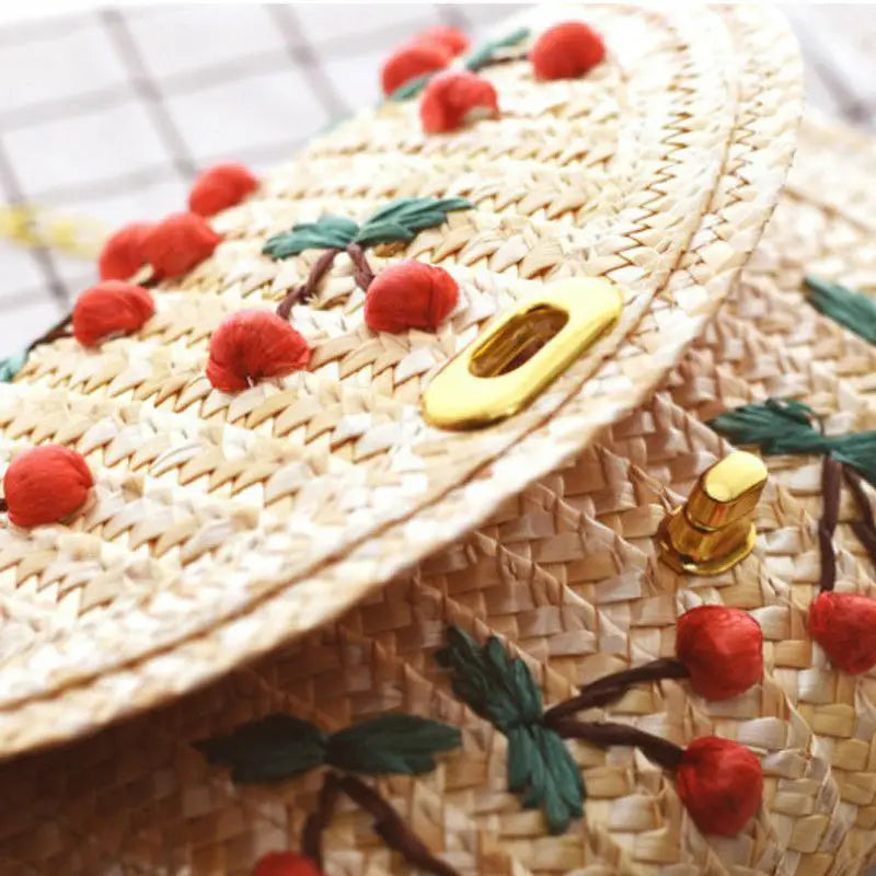 Straw Handbag Summer Beach Bag Crossbody Bags For Women