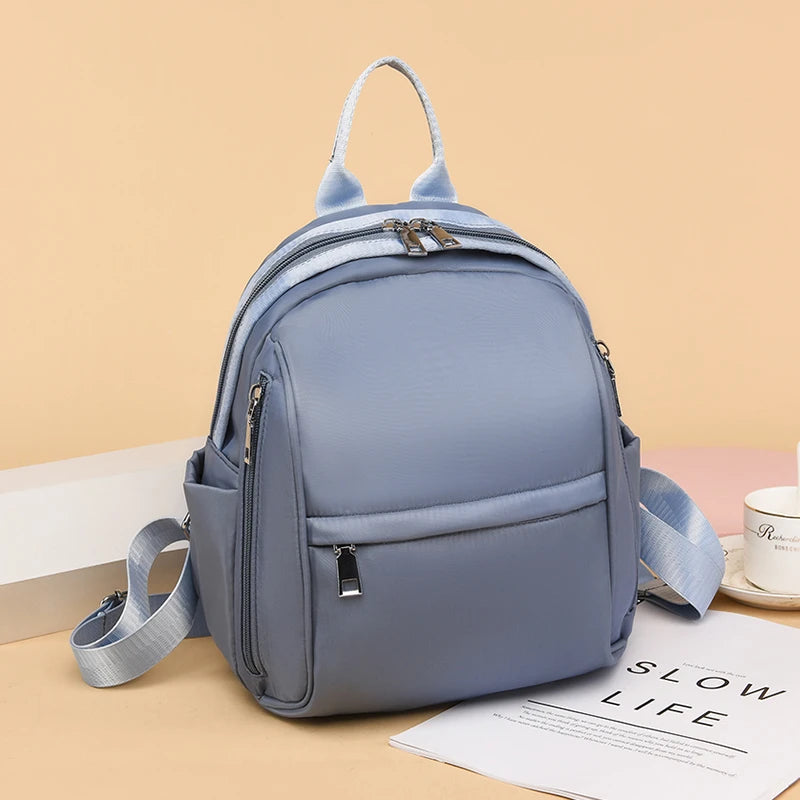 Prep Student Style Backpack Girls School Bag Female Bag Oxford Ladies Backpack