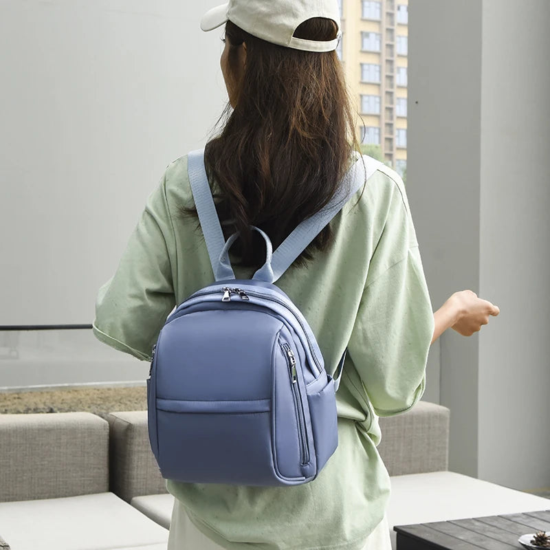 Prep Student Style Backpack Girls School Bag Female Bag Oxford Ladies Backpack