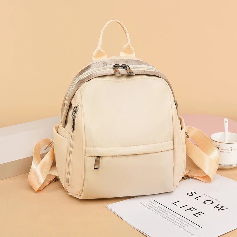 Prep Student Style Backpack Girls School Bag Female Bag Oxford Ladies Backpack