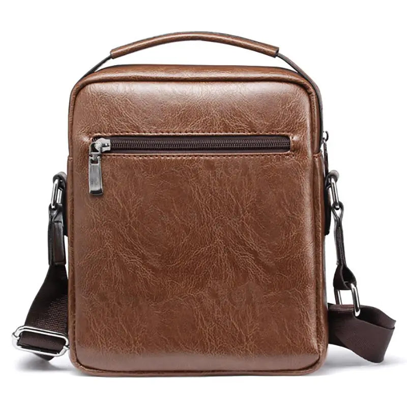 Vintage Leather Messenger Bag for Men Business Bolso Hombre
