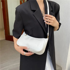 PU Leather Shoulder Bag Women's Handbag Crossbody Zipper Bag