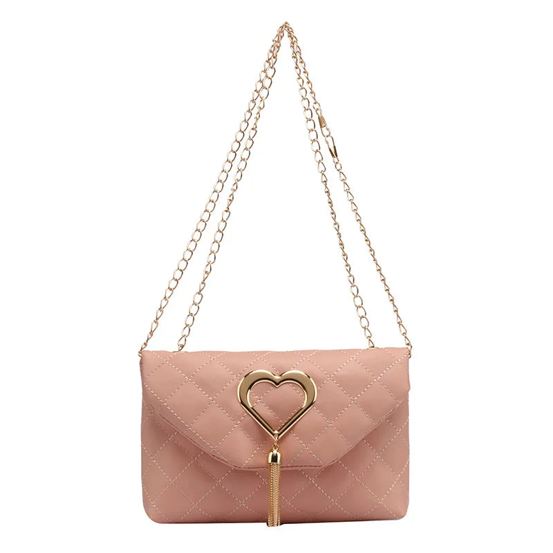 Women's Fashion Shoulder Bag Chain Crossbody Embroidered Clutch