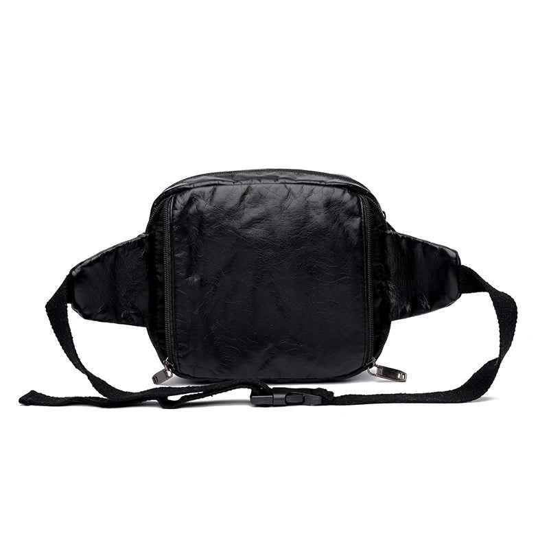 Women's Crossbody Shoulder Bag Flap Leather Mini Waist Bag