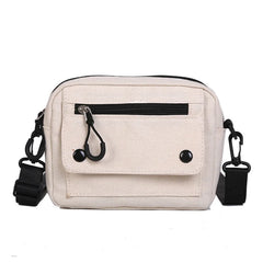 Canvas Tote Shoulder Bag Zipper Handbag Casual Bolsas Femininas