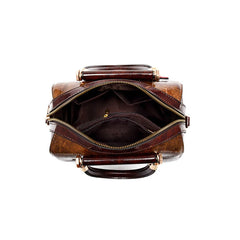 Women's Crocodile Shoulder Bag PU Leather Crossbody Handbag Tote