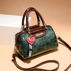 Women's Crocodile Shoulder Bag PU Leather Crossbody Handbag Tote