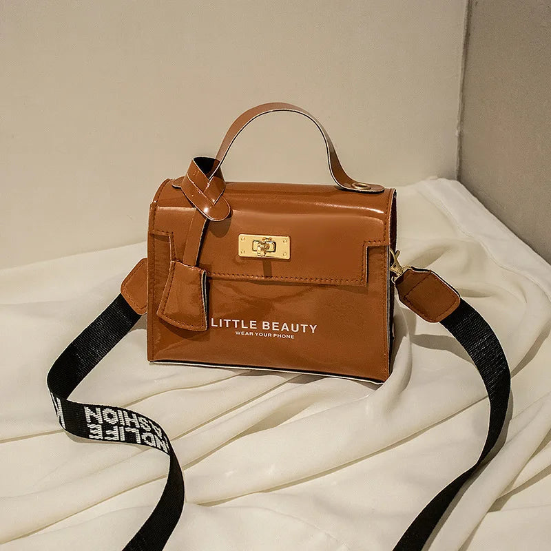Small Square Messenger Bag Y2k Shoulder Handbag