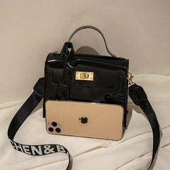 Small Square Messenger Bag Y2k Shoulder Handbag